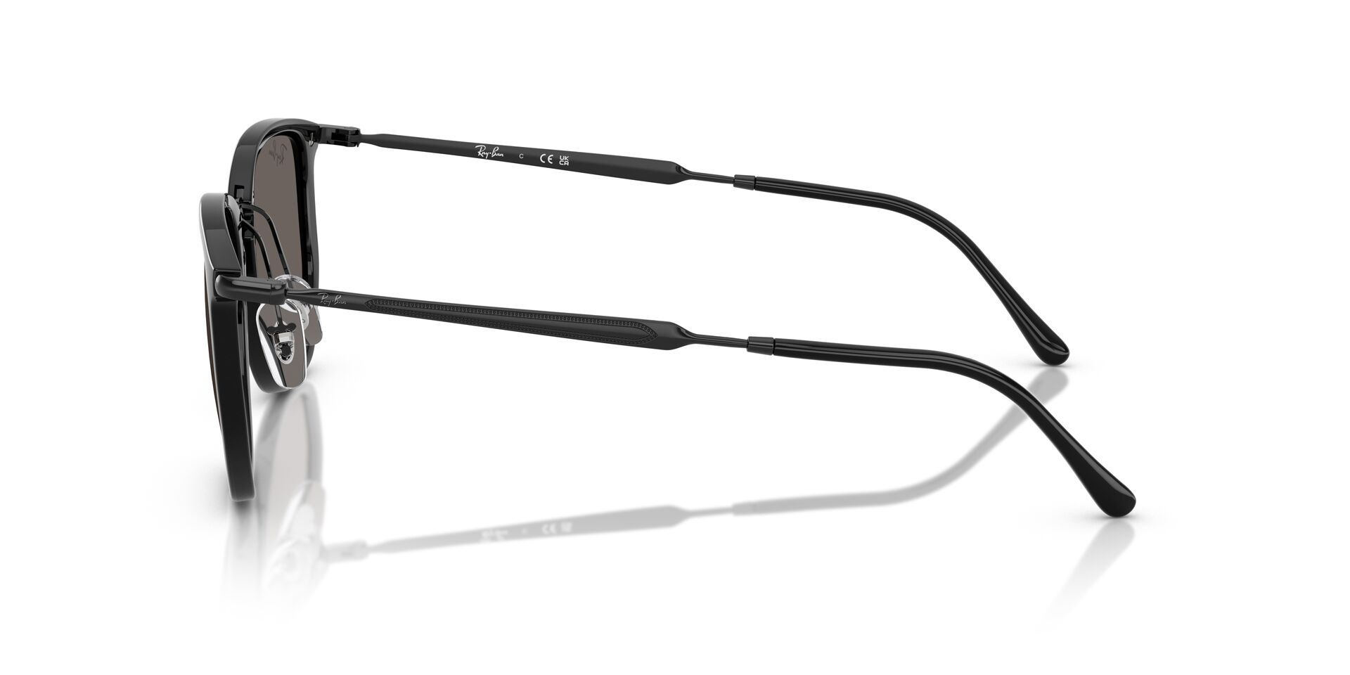 Ray-Ban siyah çerçeve siyah cam unisex gözlük