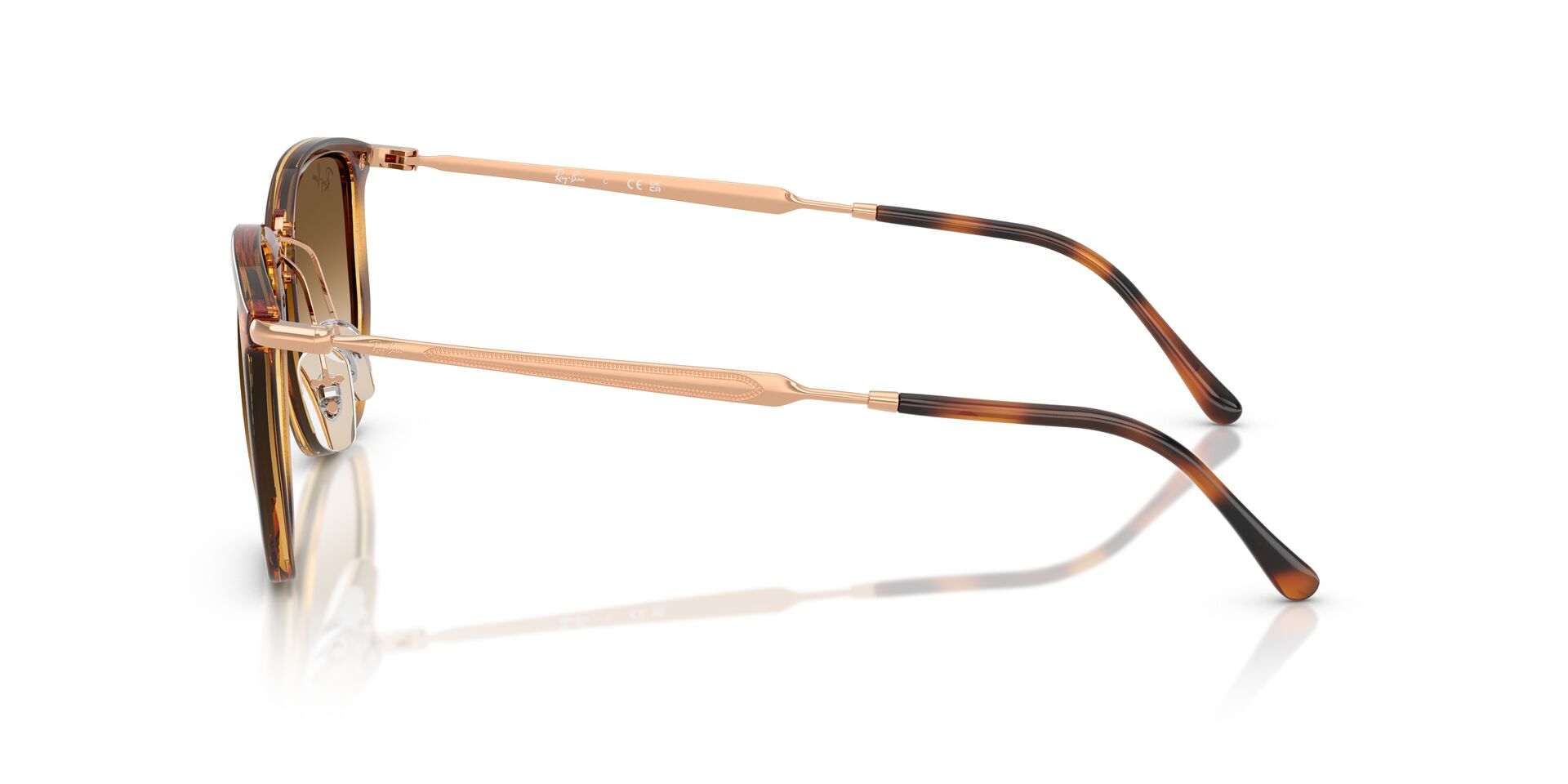 Ray-Ban kahverengi degrade cam unisex gözlük