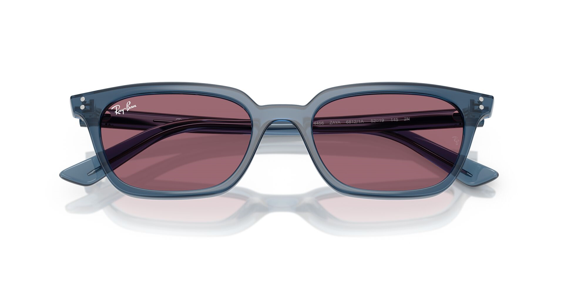 Ray-Ban zarif çizgili günlük stil güneş gözlüğü