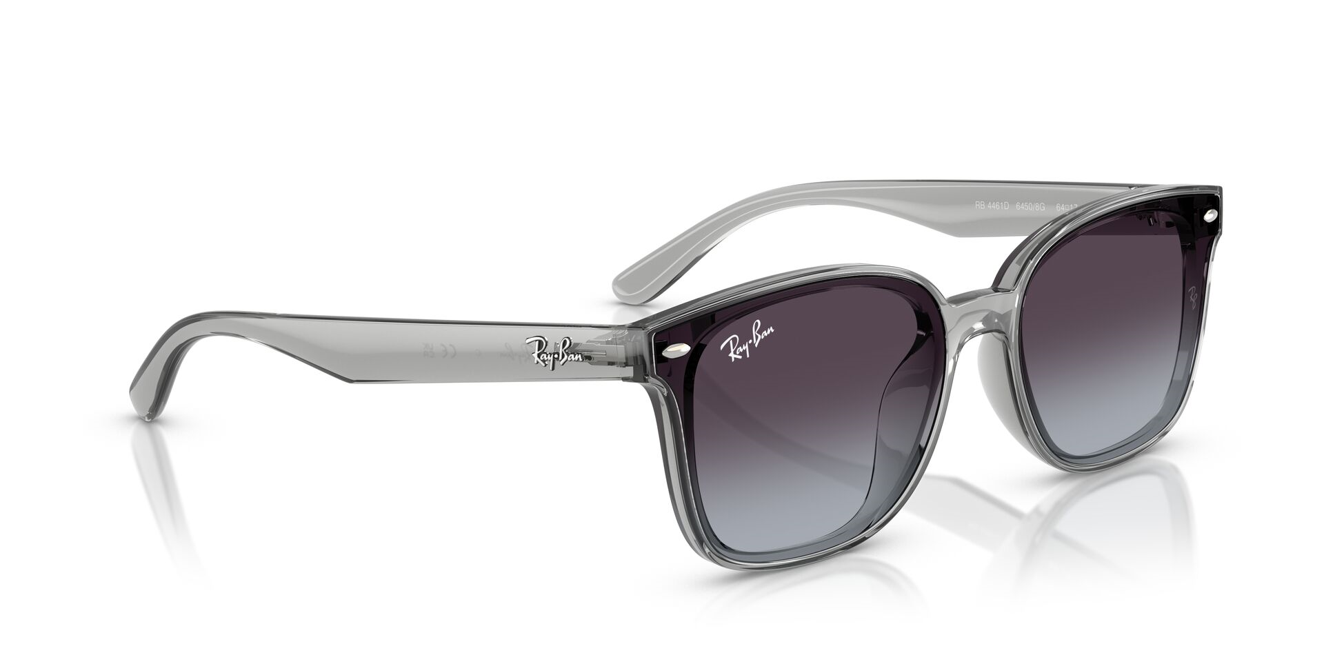 Ray-Ban 4461D gri cam modern güneş gözlüğü