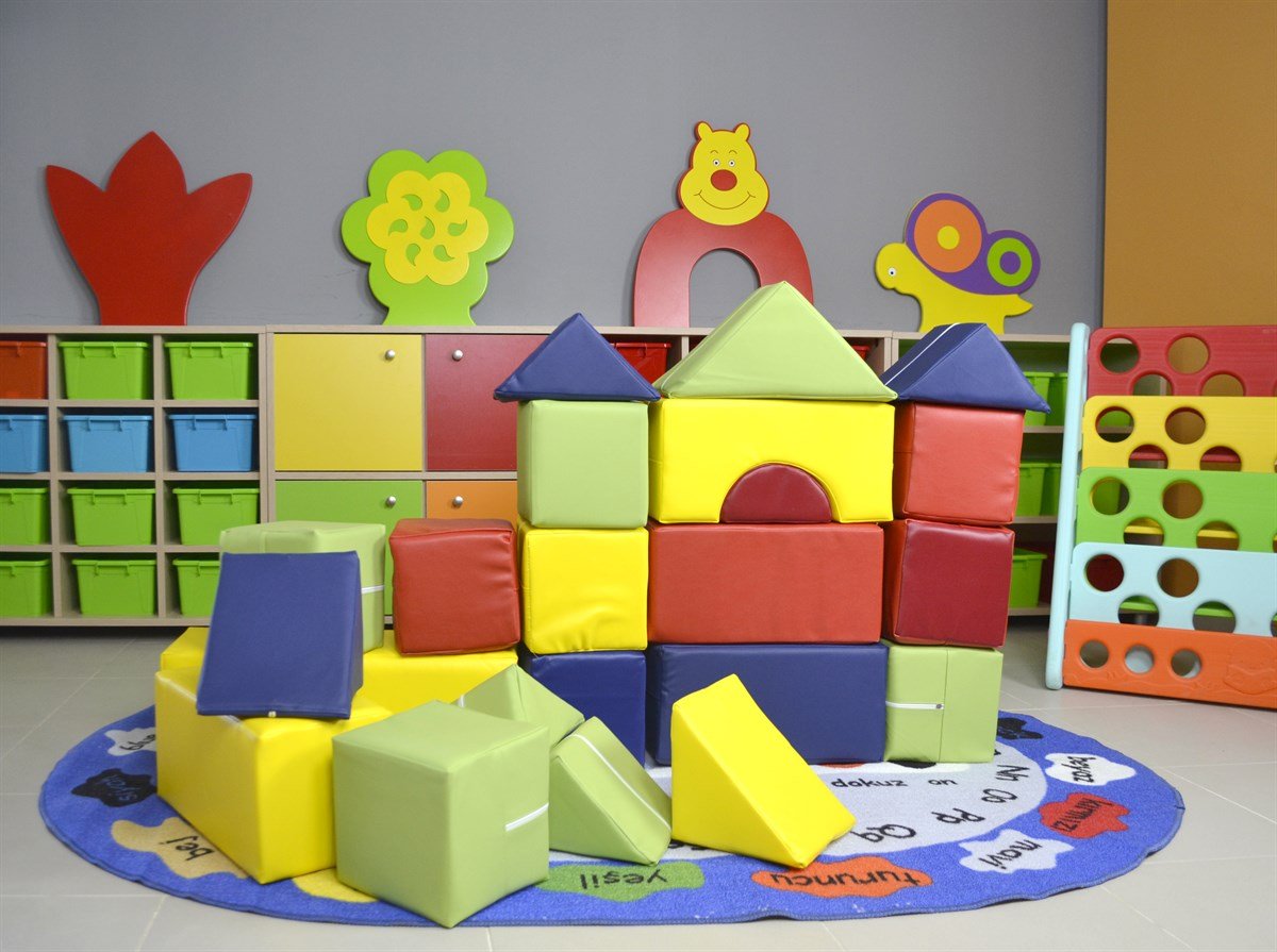 22 Parça Sünger Blok Lego Set