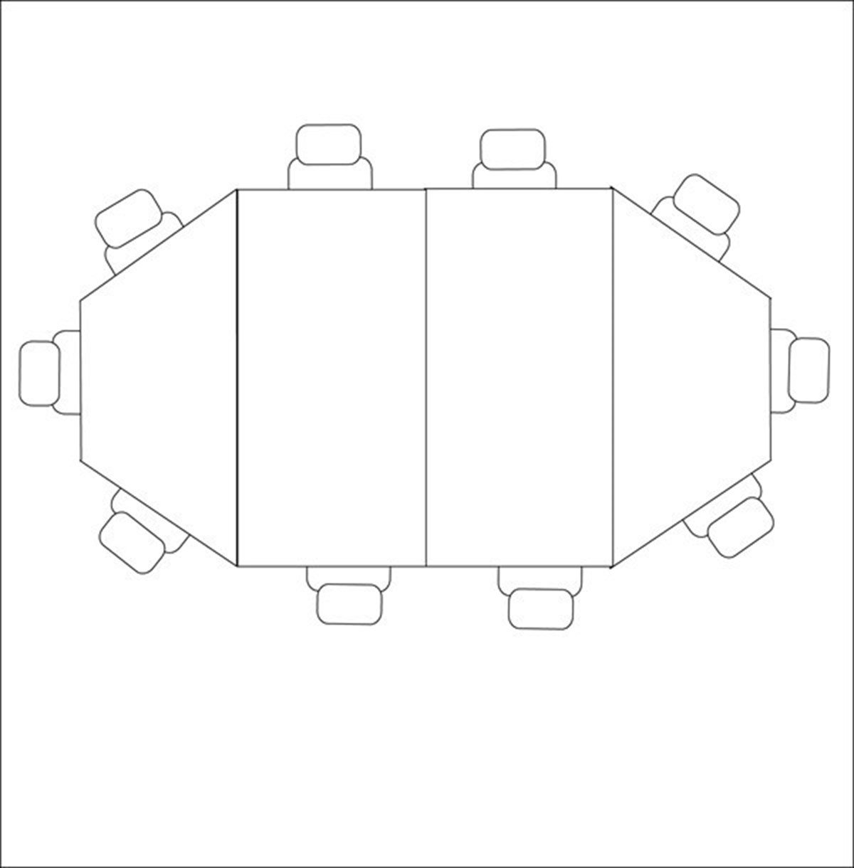 60 x 120 cm Mdf Masa Metal Ayaklı