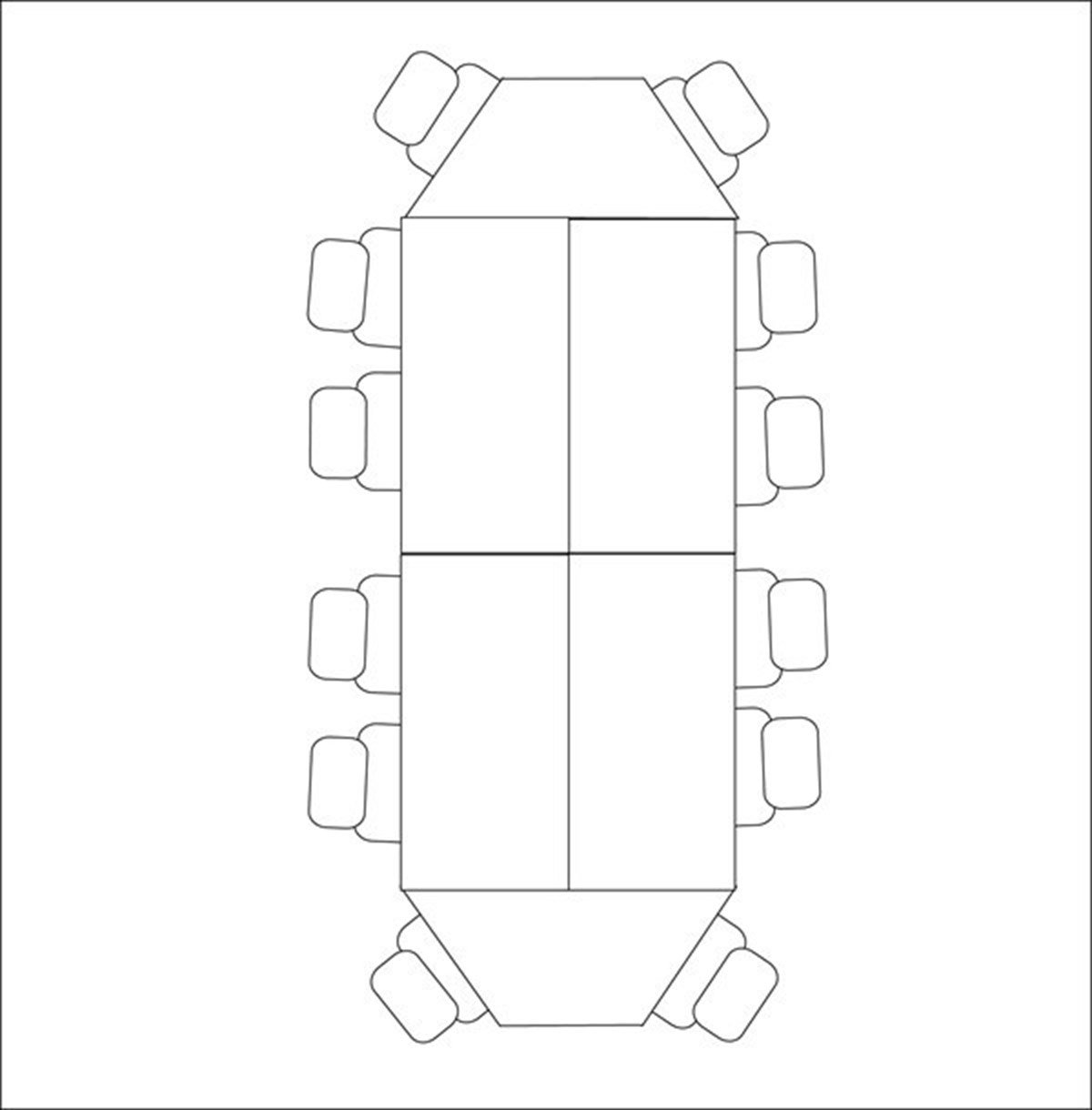 60 x 120 cm Mdf Masa Metal Ayaklı