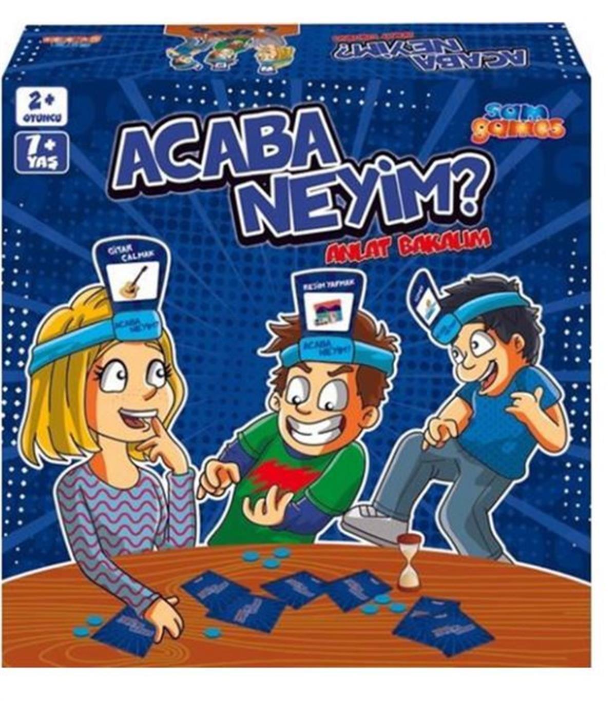 Acaba Neyim? 5'li Zeka Geliştirici Eğitici Oyun Seti (4+ Yaş)