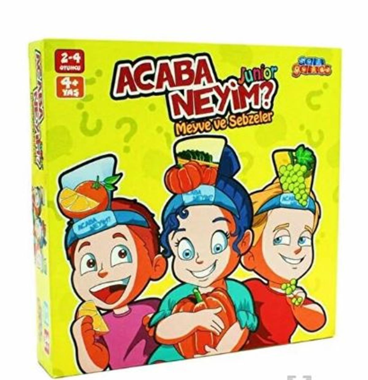 Acaba Neyim? 5'li Zeka Geliştirici Eğitici Oyun Seti (4+ Yaş)