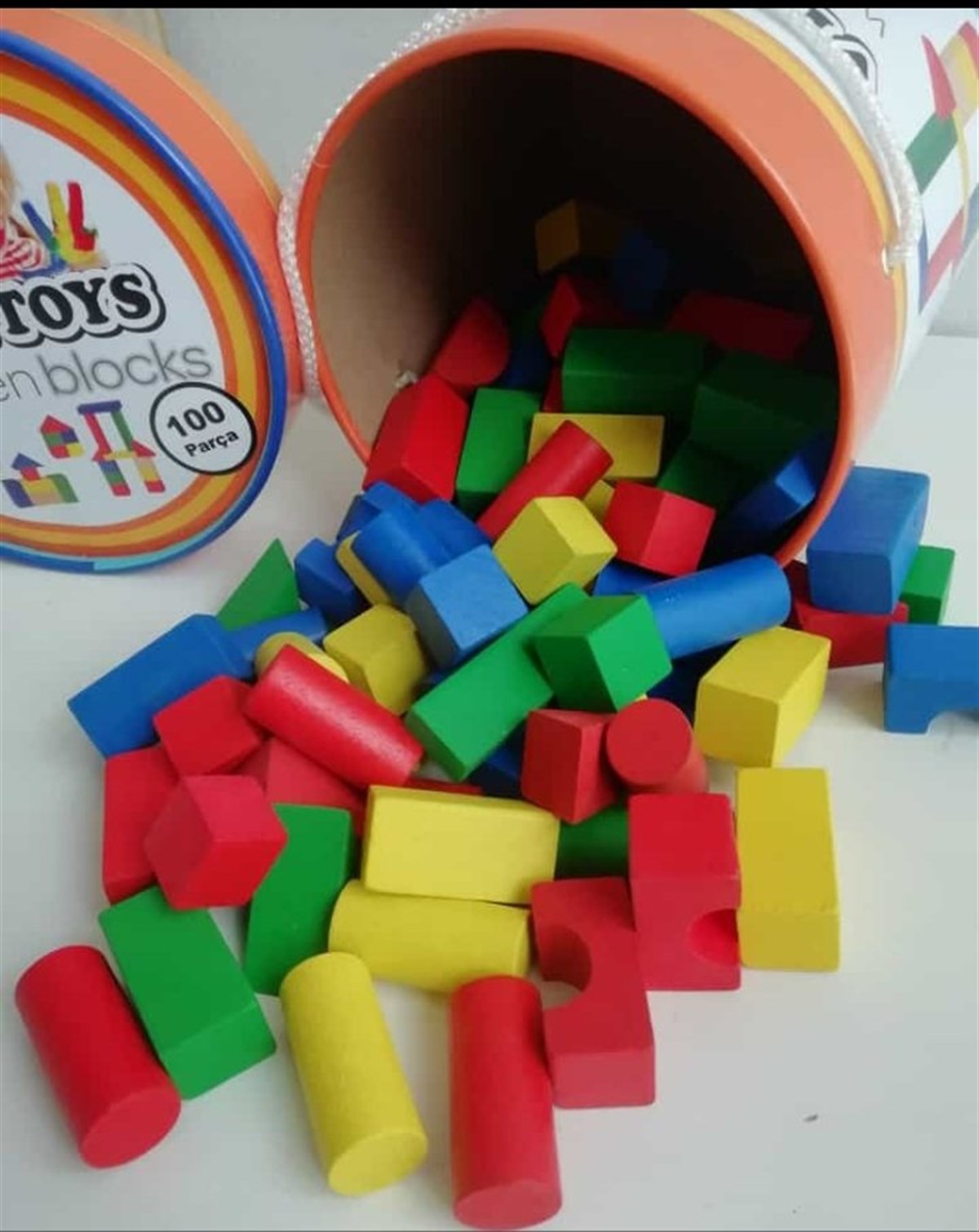 Ahşap BloklarKMK0220Ahşap Bloklar (100 Parça)