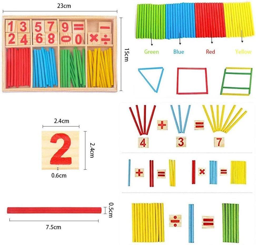 Ahşap Kavram OyuncaklarıDKM1475TAkıllı Matematik Çubukları