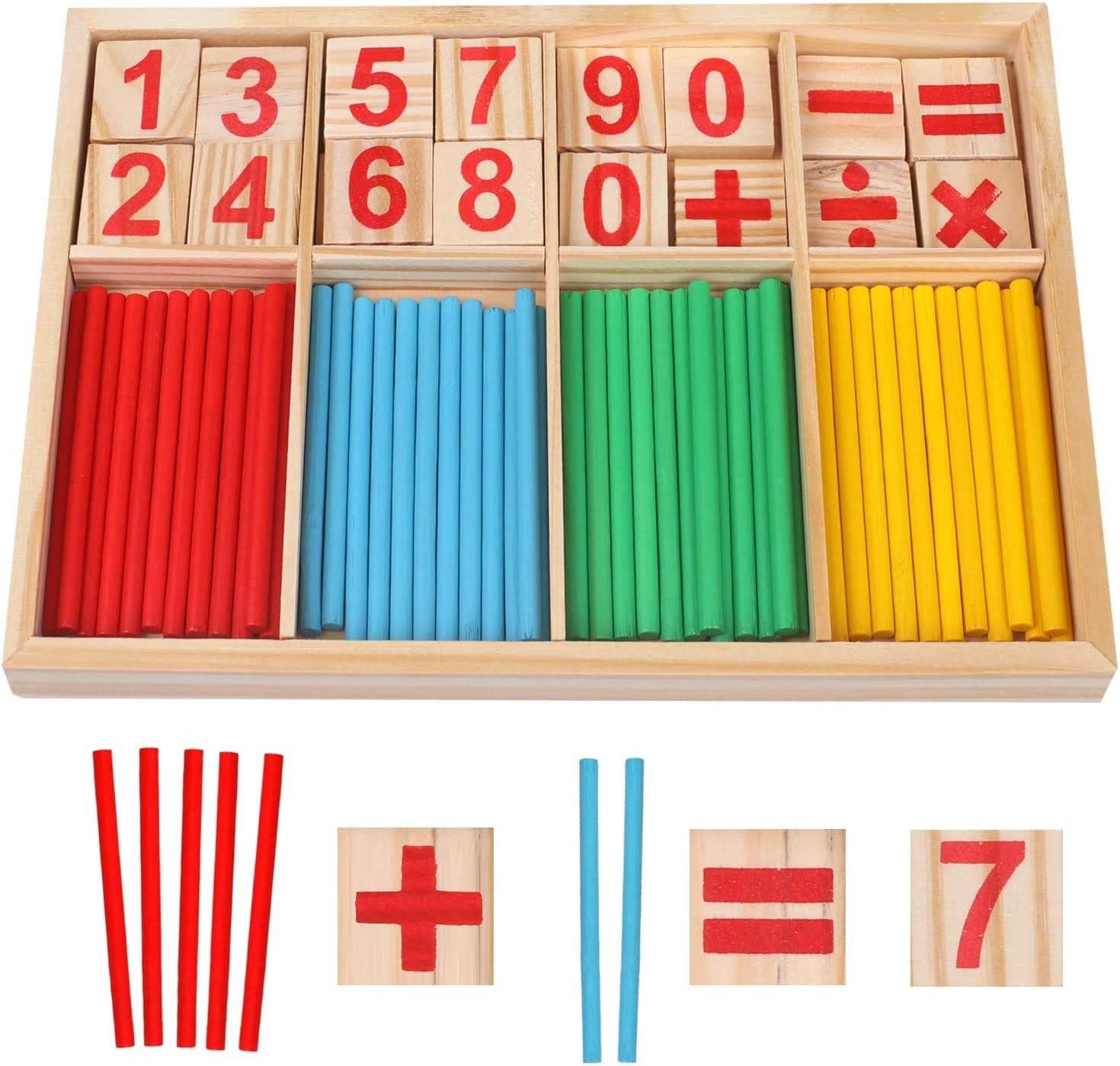 Ahşap Kavram OyuncaklarıDKM1475TAkıllı Matematik Çubukları