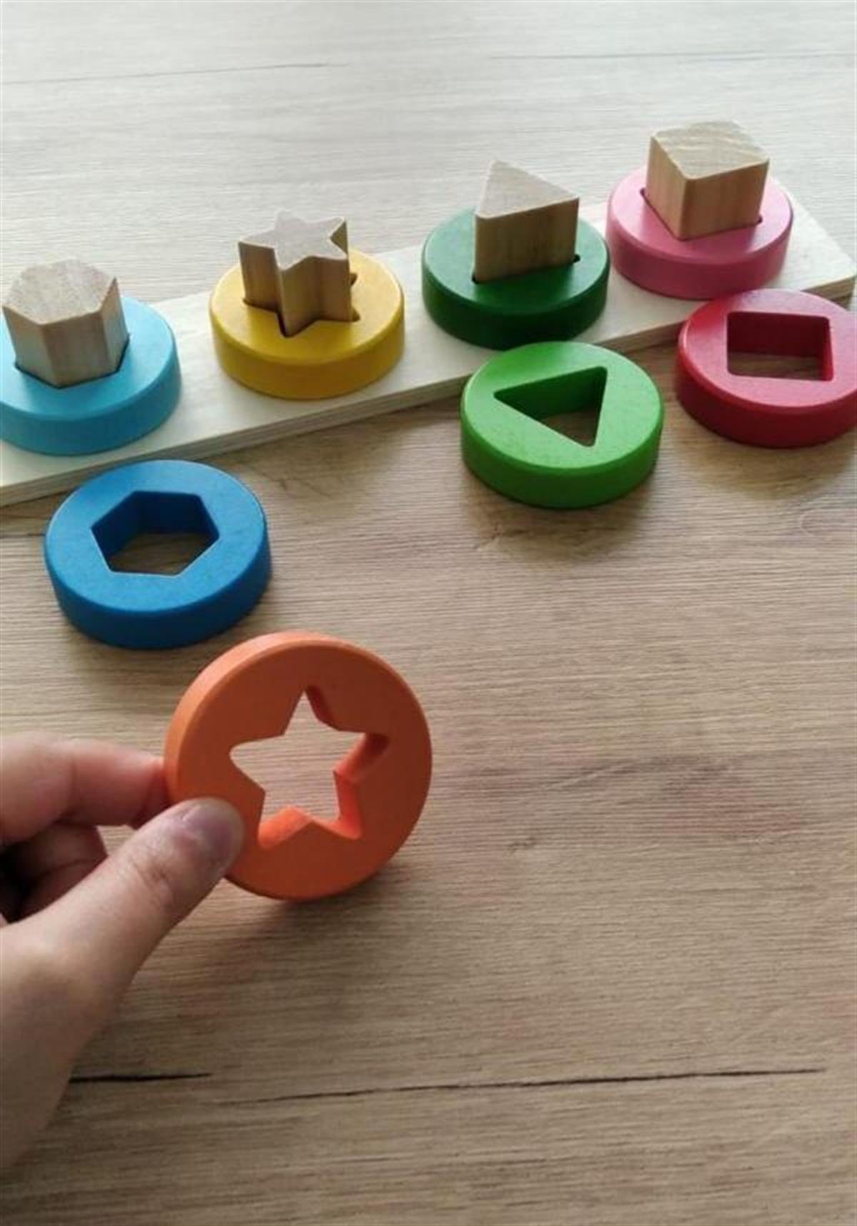 Ahşap Kavram OyuncaklarıKMG5008Geometrik Şekiller