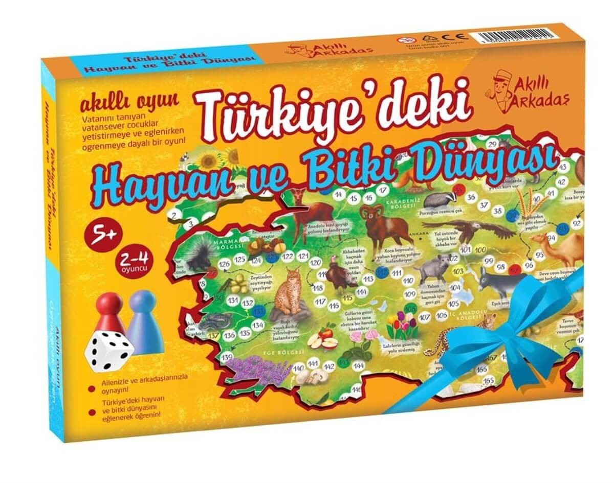 Akıl OyunlarıKMA001Türkiye'deki Hayvan ve Bitki Dünyası Aile oyunu