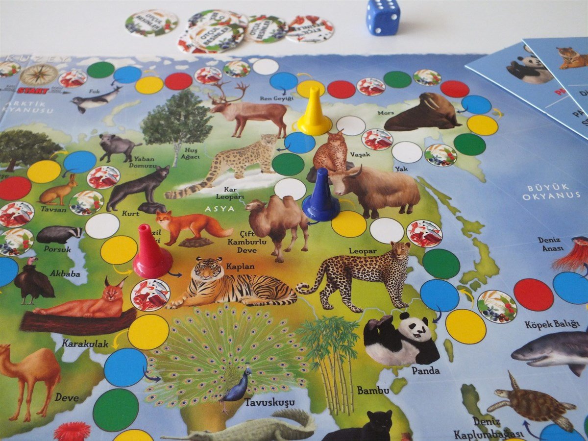 Akıllı Oyun Hayvanlarla Dünya TuruPuzzle ve Kavram OyunlarıKM004Akıllı Oyun Hayvanlarla Dünya Turu
