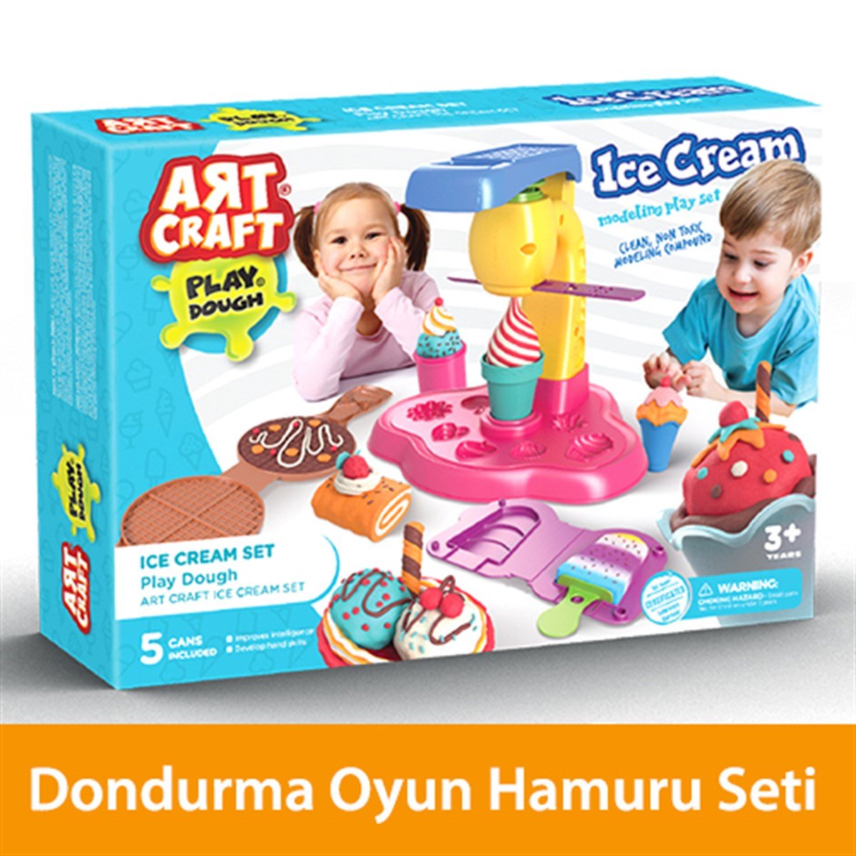 Art Craft Dondurma Oyun Hamuru SetiBoyama ÜrünleriKM03489Art Craft Dondurma Oyun Hamuru Seti