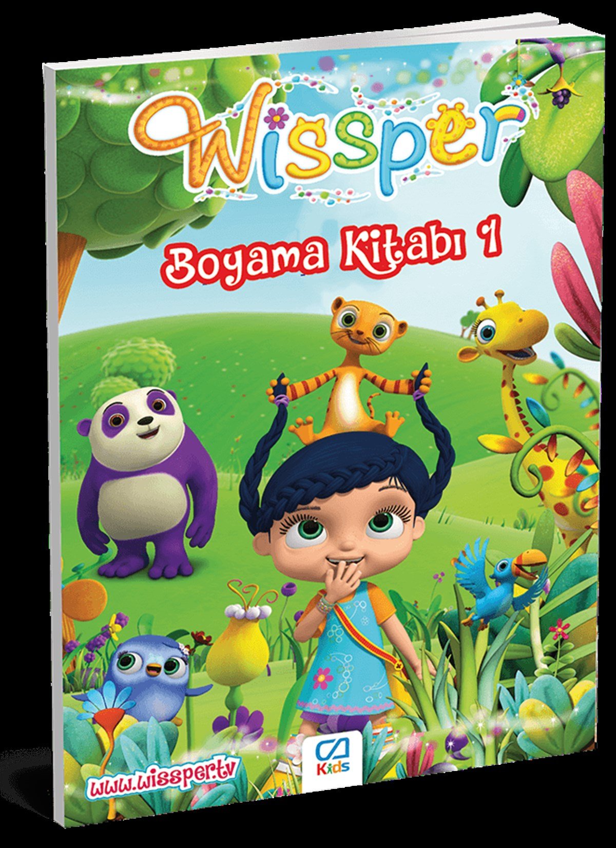 Boyama ÜrünleriKMCA1017 Wissper Boyama Kitabı1 24 Sayfa  21 x 29,7 cm