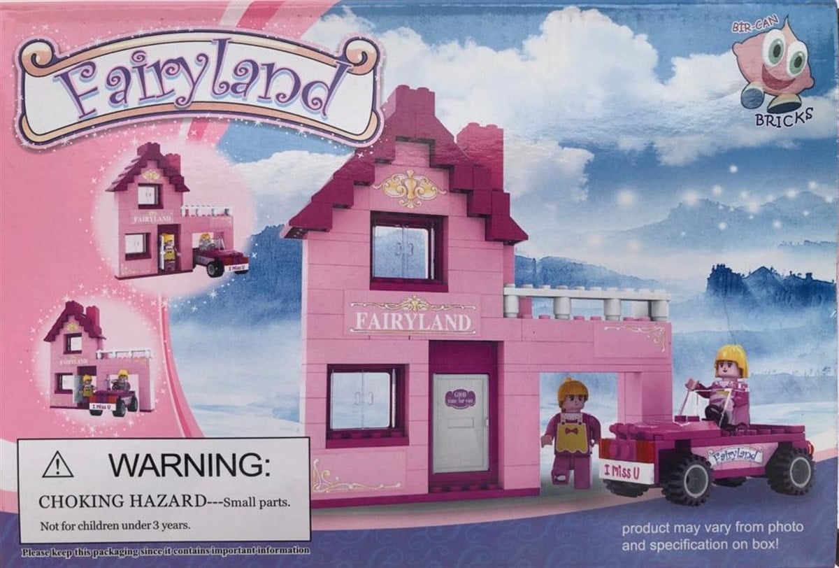 Bricks 159 Parça Peri Ülkesi Lego SetiPuzzle ve Kavram OyunlarıKM24406Bricks 159 Parça Peri Lego Seti