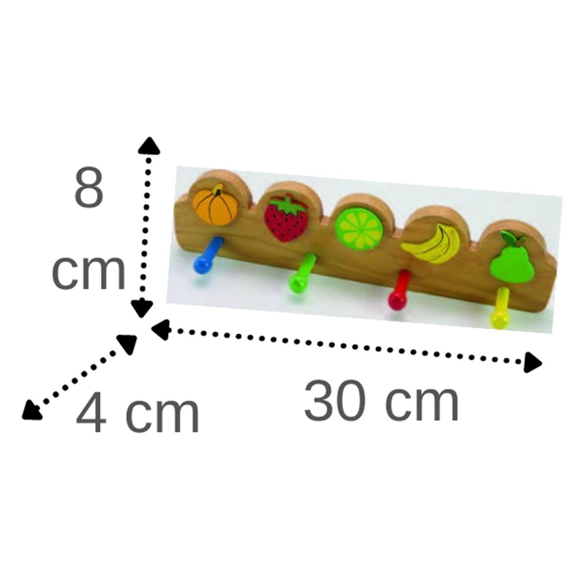 Figürlü AskılıkKMD5855Meyve Figürlü Askılık