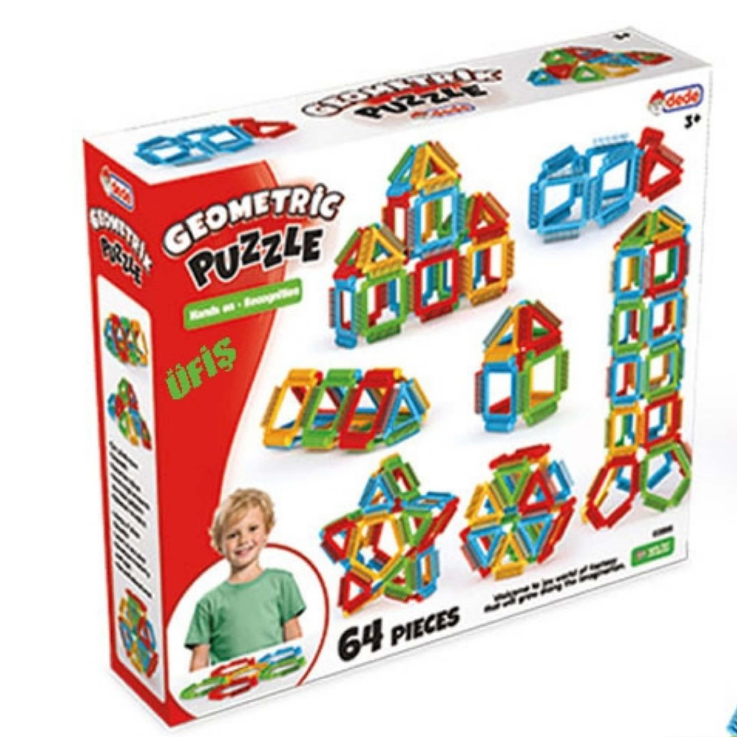 Geçmeli Geometrik Şekil Blokları