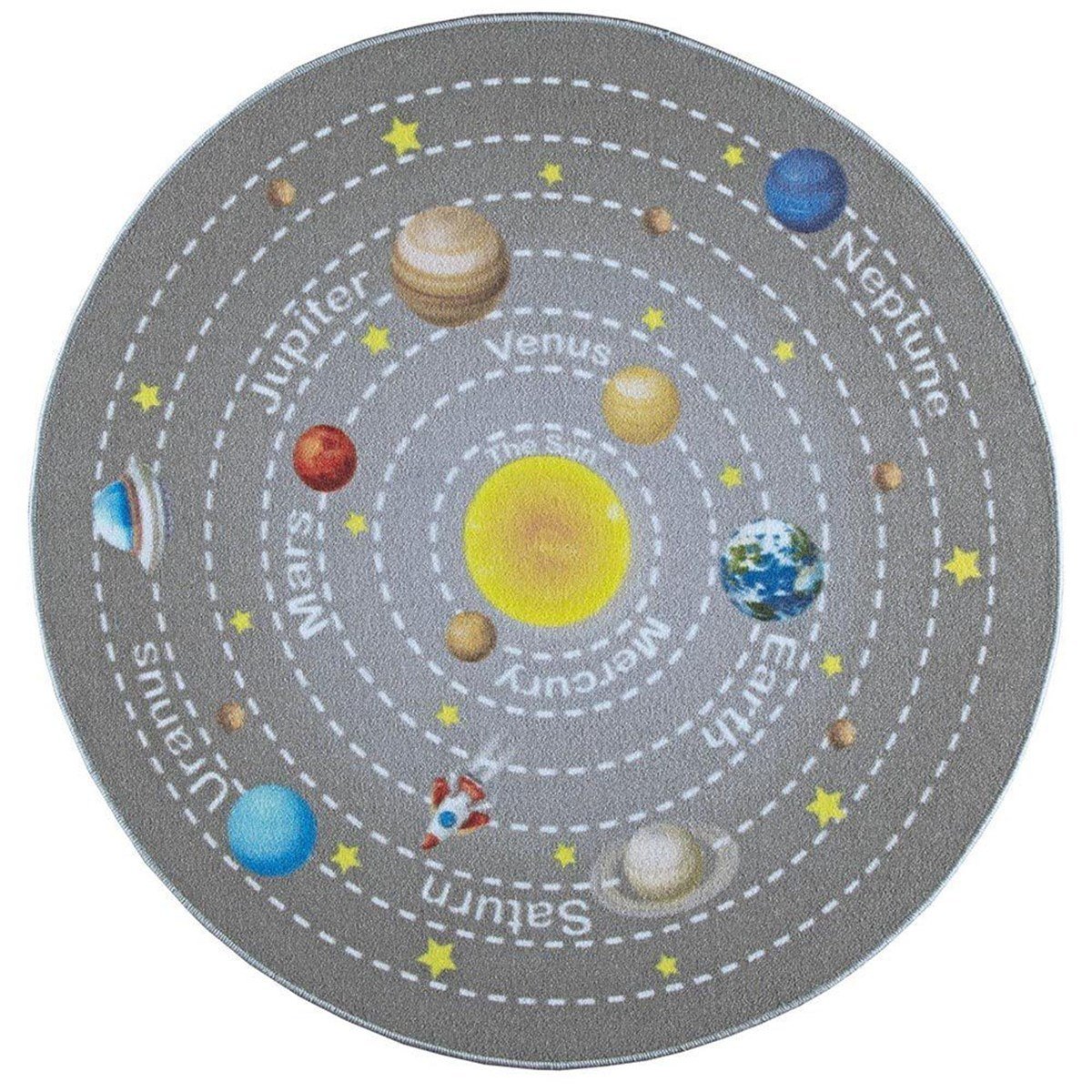 Gezegenler Halı | www.kreşmarket.com200*290 Cm Ebat HalılarKMHC0045Gezegenler Halı