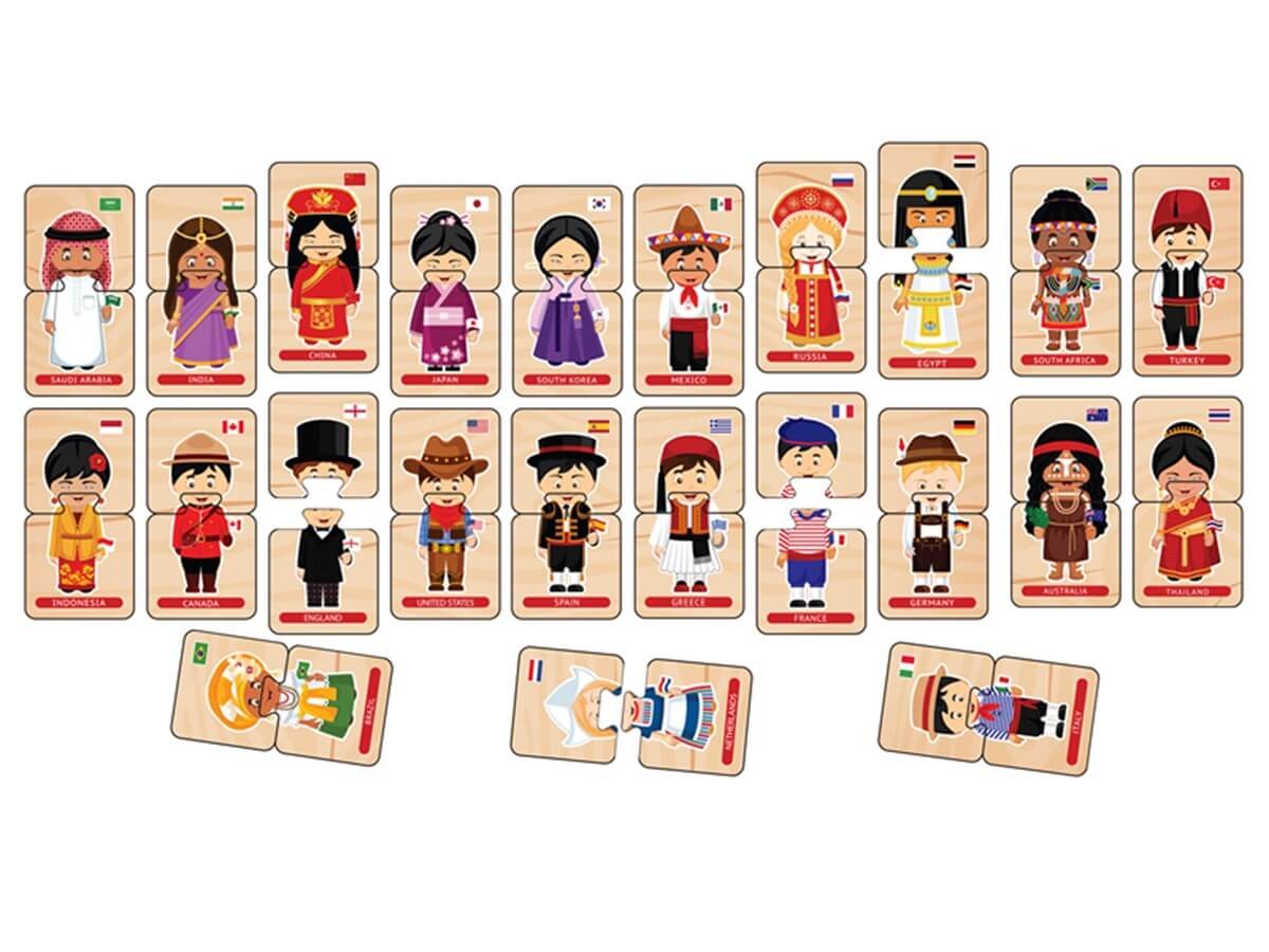 Konuşan Dünya Çocukları PuzzlePuzzle ve Kavram OyunlarıKMAKP7511Konuşan Dünya Çocukları Puzzle