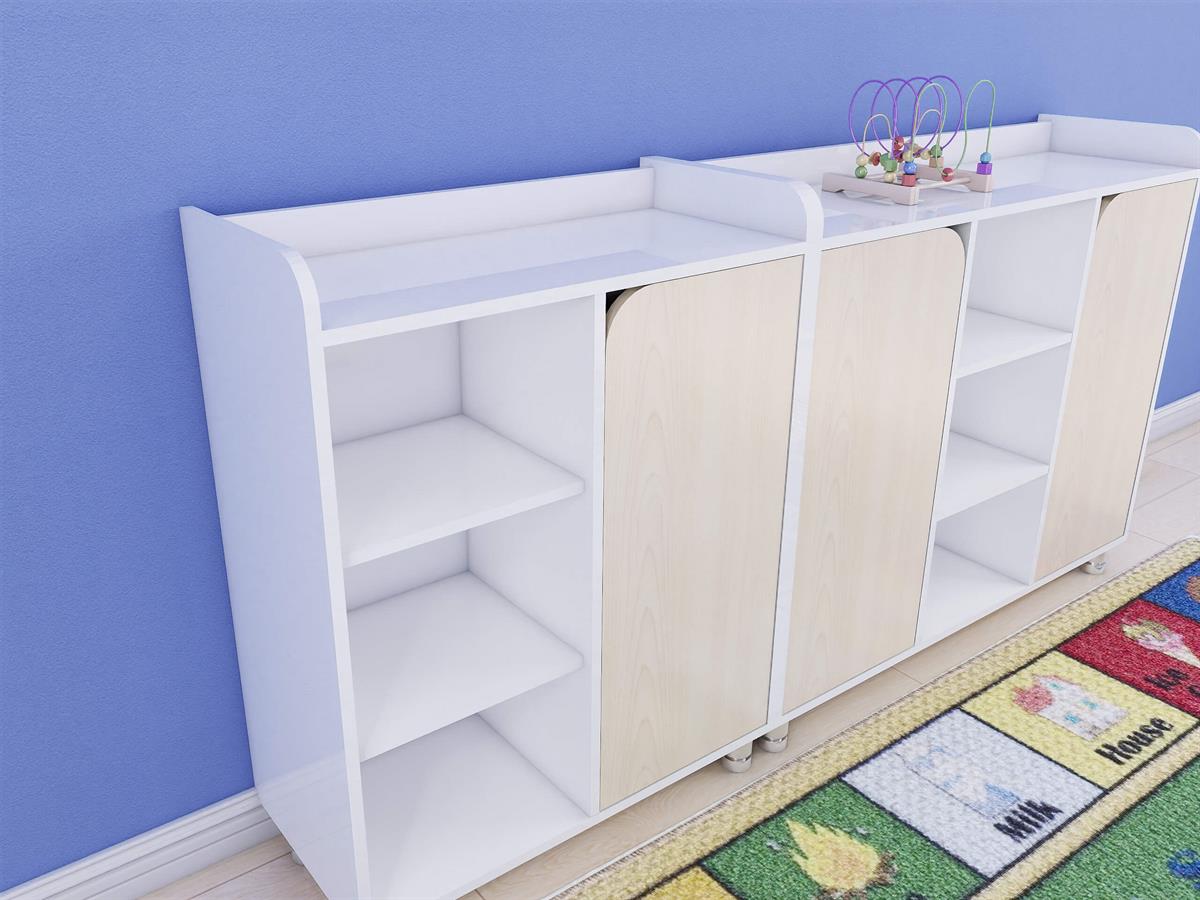 Modern Soft Kreş Dolap Seti | www.kreşmarket.comSoft Dolap SetleriKMSFT5011Soft Dolap Seti 5011