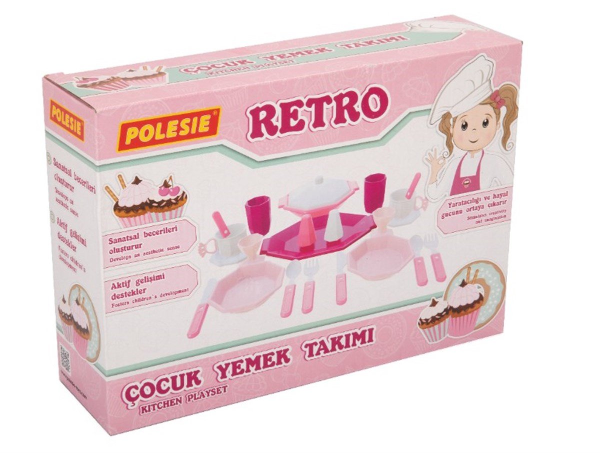 Mutfak KöşeleriKMP87706Çocuk yemek takımı 23 parça (kutuda)