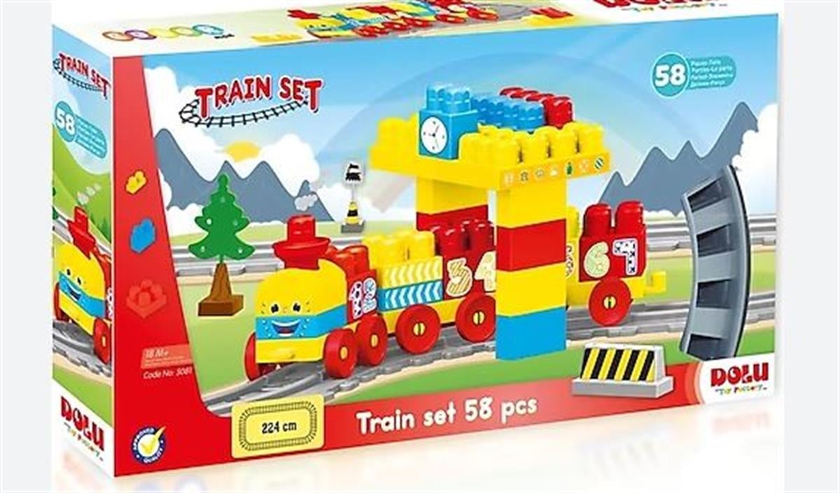 Oyuncak ArabalarKMD5081 TREN SET 58 PARÇA