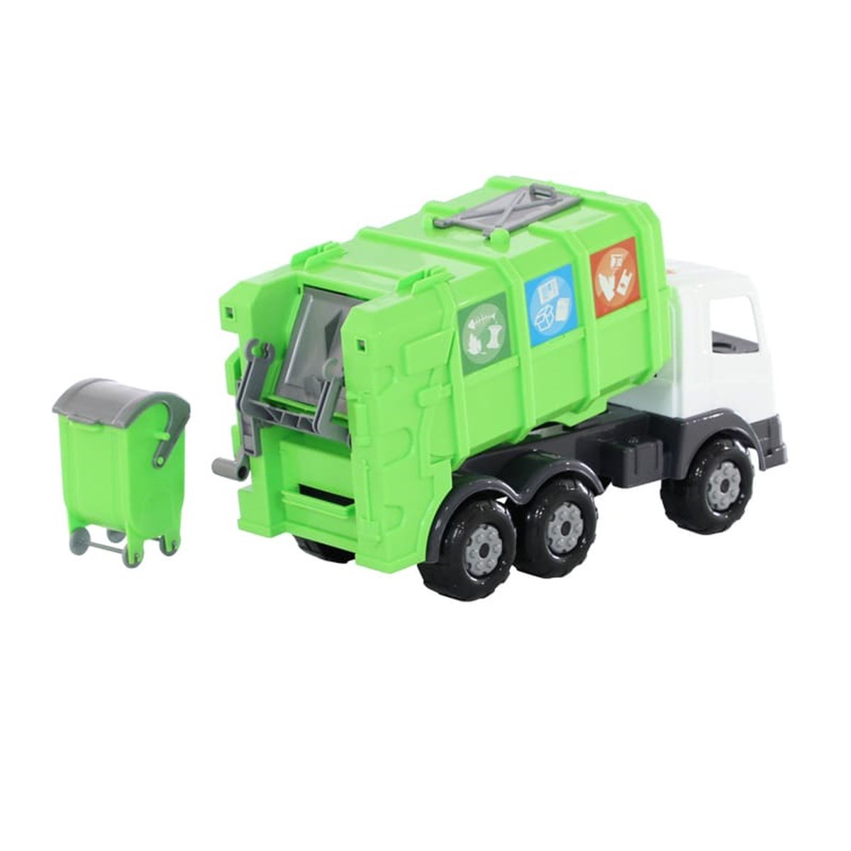 Plastik Eğitici OyuncakKMPL73211Çöp Arabası - Geri Dönüşüm Aracı