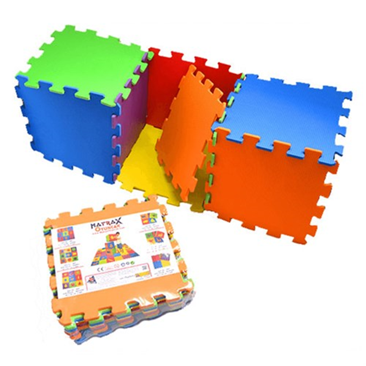 Plastik Lego ve Blok SetleriKMKE307Eva Puzzle Desensiz