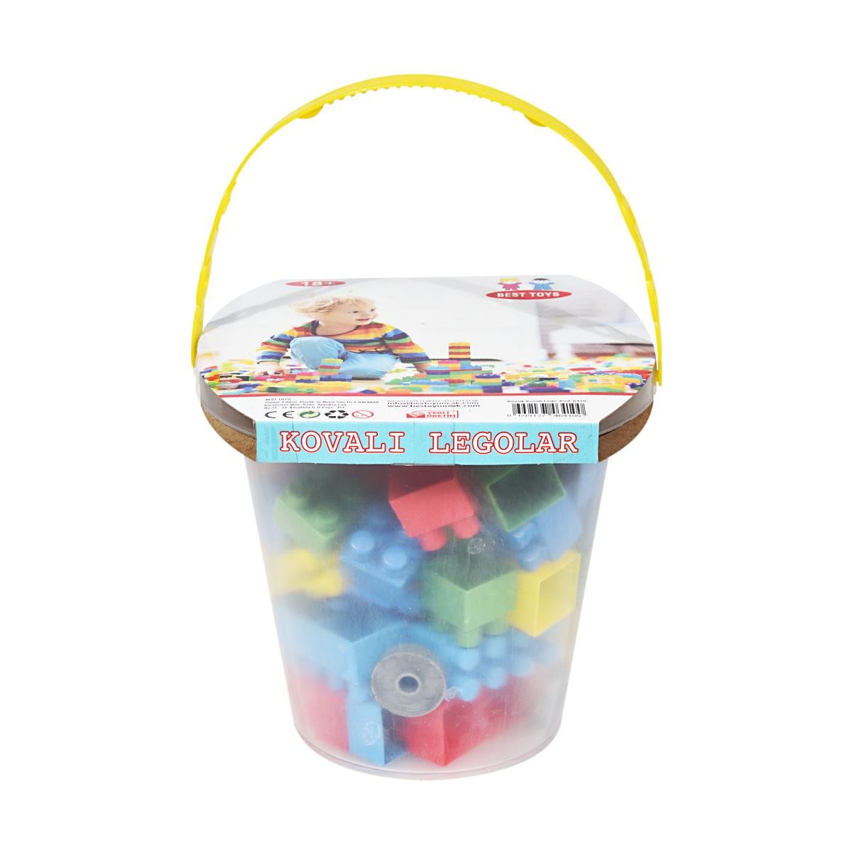 Plastik Lego ve Blok SetleriKMPK100Kovalı Mini Tuğlalar 