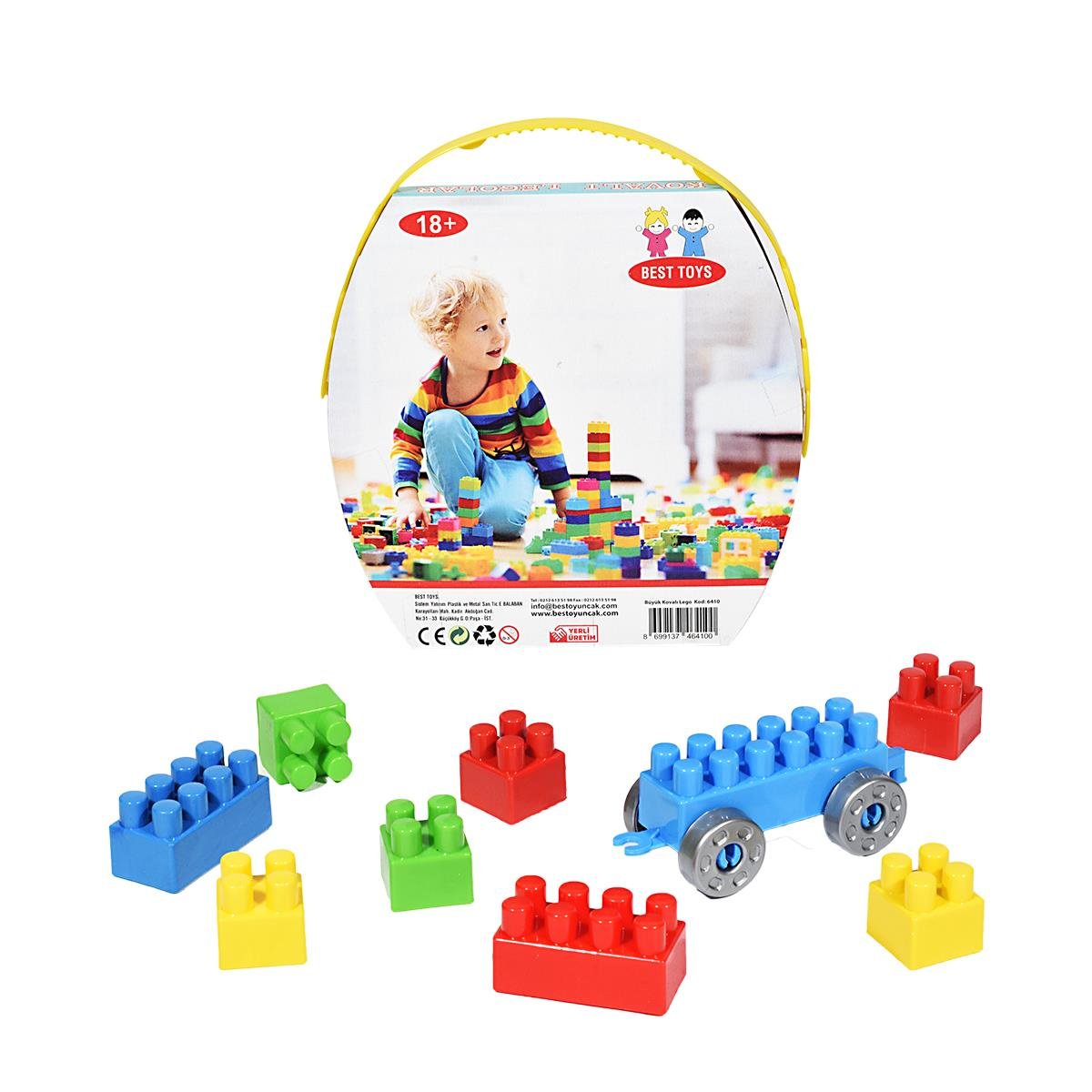 Plastik Lego ve Blok SetleriKMPK100Kovalı Mini Tuğlalar 