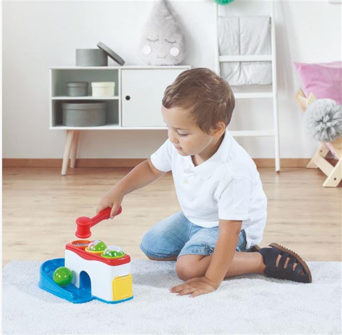 Plastik Lego ve Blok SetleriKMD5095Vur Yuvarla Oyunu