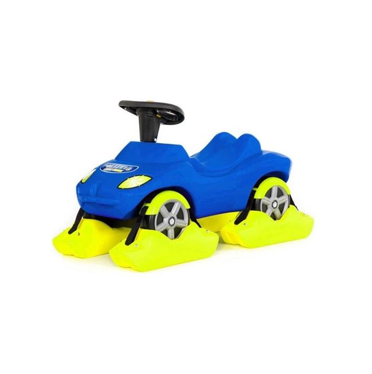 Polesie  Ayak Sürmeli Polis  Arabası | www.kreşmarket.com | Kindergarten ProducktOyuncak ArabalarKMP44587Kornalı Polis Arabası+Kızak