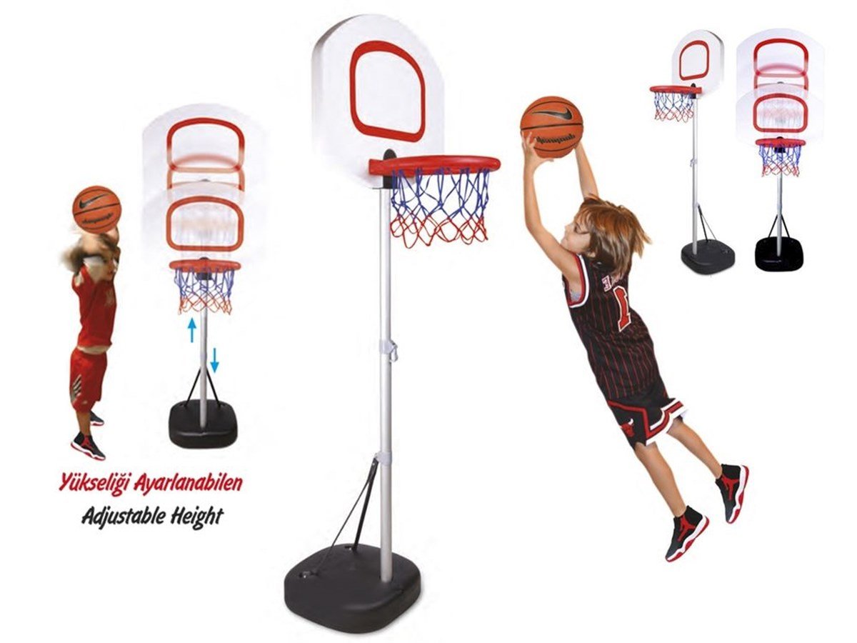 Portatif Basketbol Potası - Kreş MarketBahçe OyuncaklarıKMKB3010Portatif Basketbol Potası