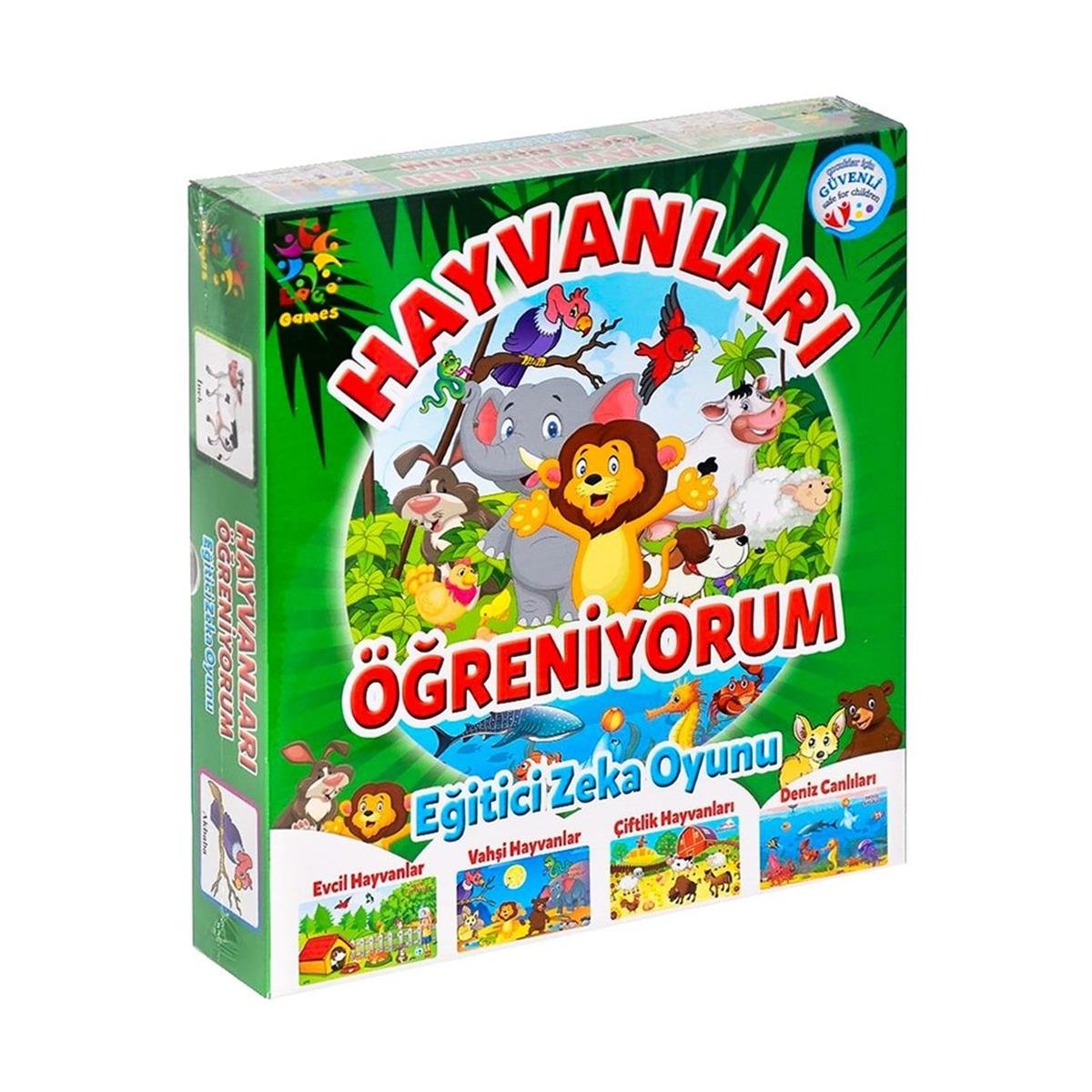 Puzzle ve Kavram OyunlarıKMLÇ55Hayvanları Öğreniyorum Hafıza Oyunu