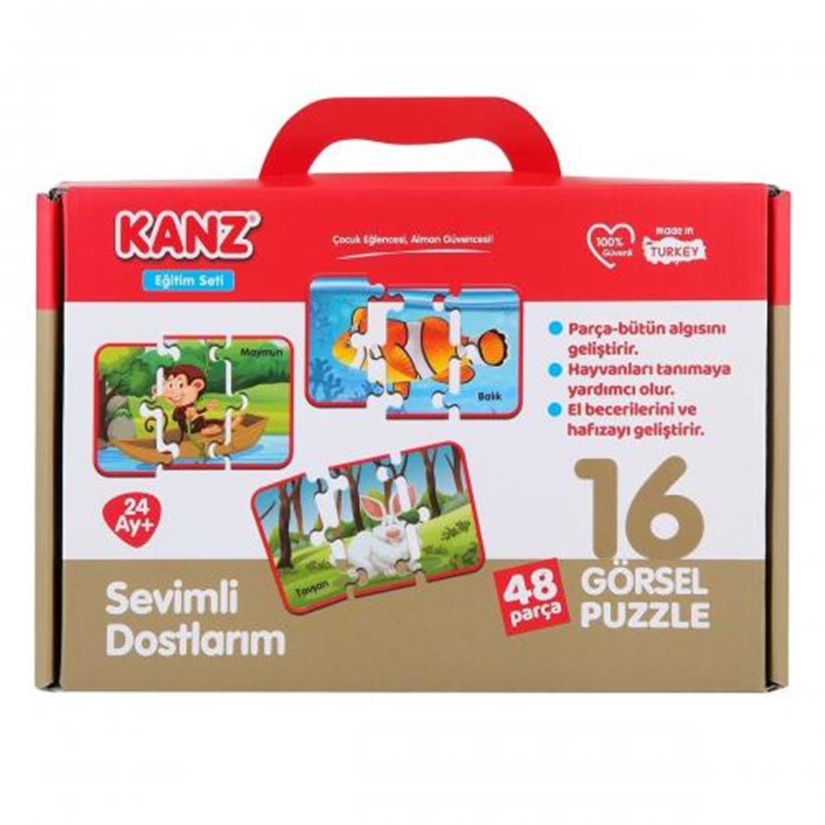 Puzzle ve Kavram OyunlarıKMKZ308SEVİMLİ DOSTLAR PUZZLE