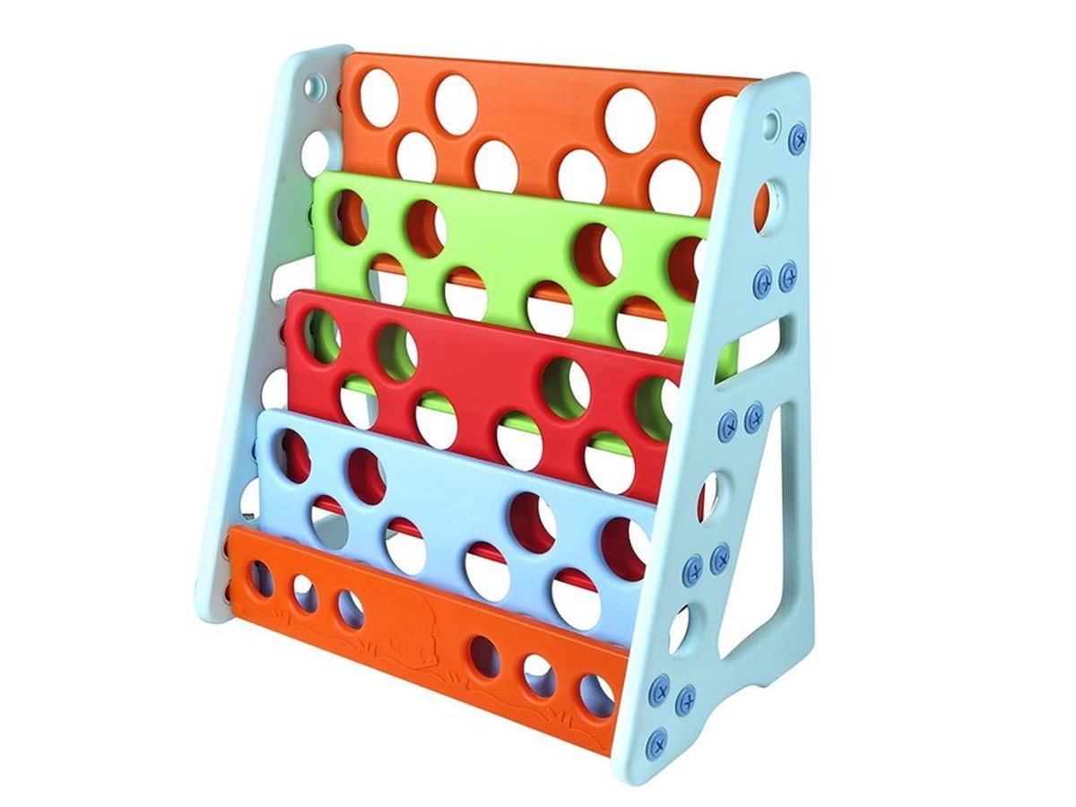 renkli kreş kitaplık | www.kreşmarketi.comKreş KitaplıkKMA1402Renkli Plastik Kitaplık