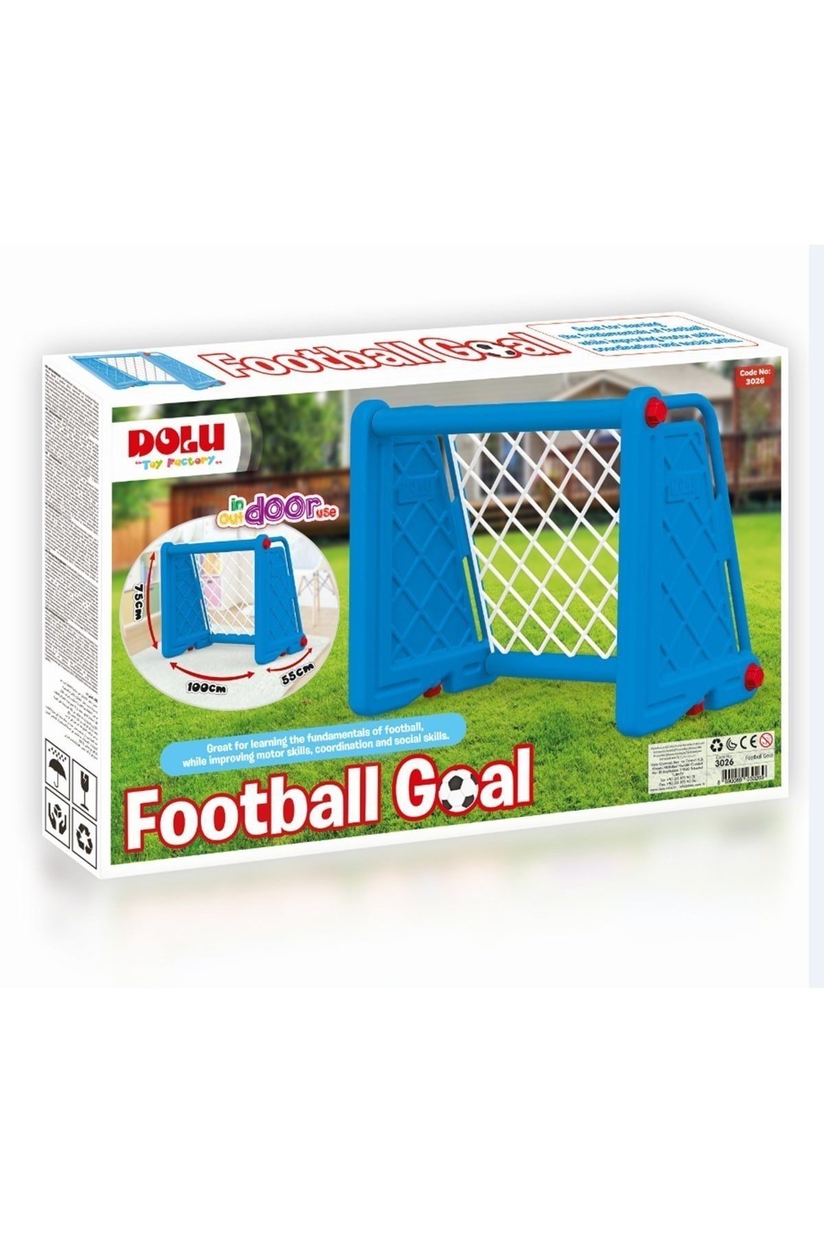 Spor Ve Egzersiz SetleriKMD3026 Dolu Futbol Kalesi 
