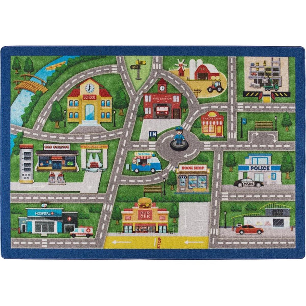 trafik halısı | kreş marketi www.kreşmarketi.com100*150 Cm Ebat HalılarKMH255Confetti Traffic Halısı