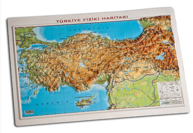 Türkiye Fiziki Harita