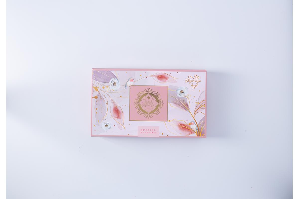 GIFT DELIGHTFlower Box Mixed Rolled Turkish Delight 700 gr