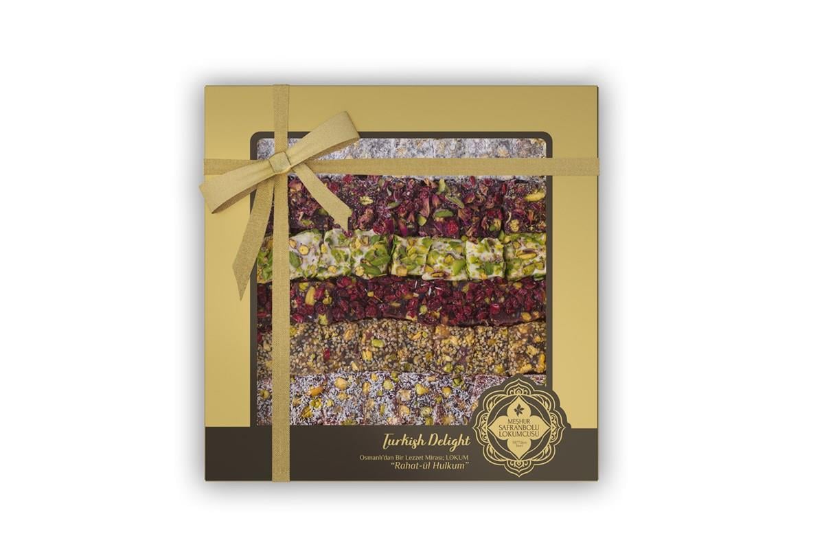 GIFT DELIGHTSpecial Mixed Turkish Delight 600 Gr Acetate Box