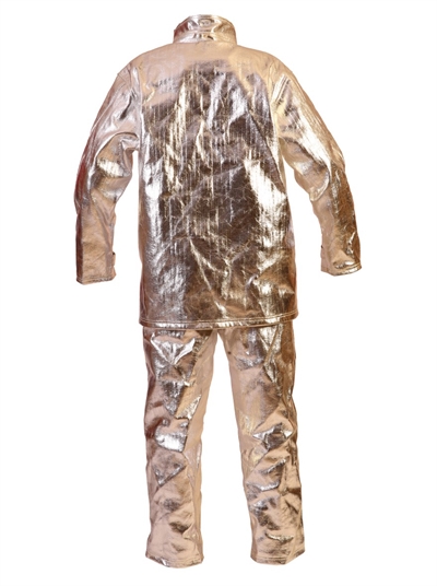 FYRAL® 800 V Alüminize Viskon Radyan Isı ve Erimiş Metal Sıçramalarına Karşı Elbise