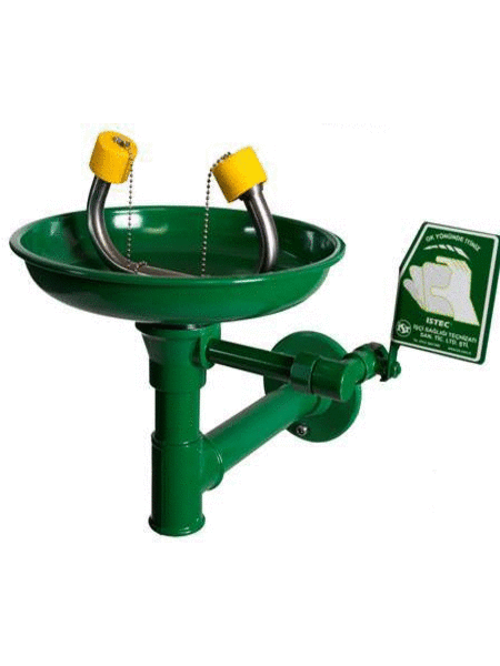 Göz Yıkama Çeşmesi, ISTEC Tip EW, Duvara Monte, El Kumandalı