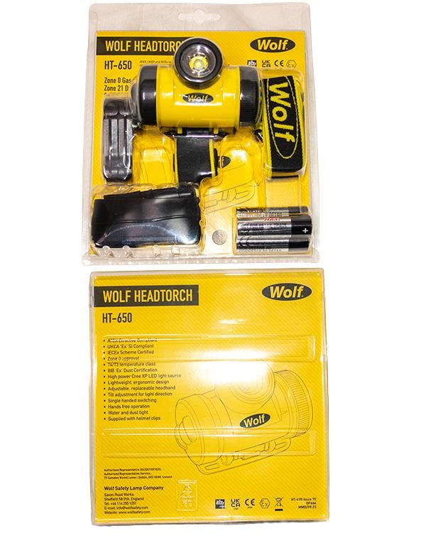 Wolf HT-650 LED Kafa Lambası, Zone 0