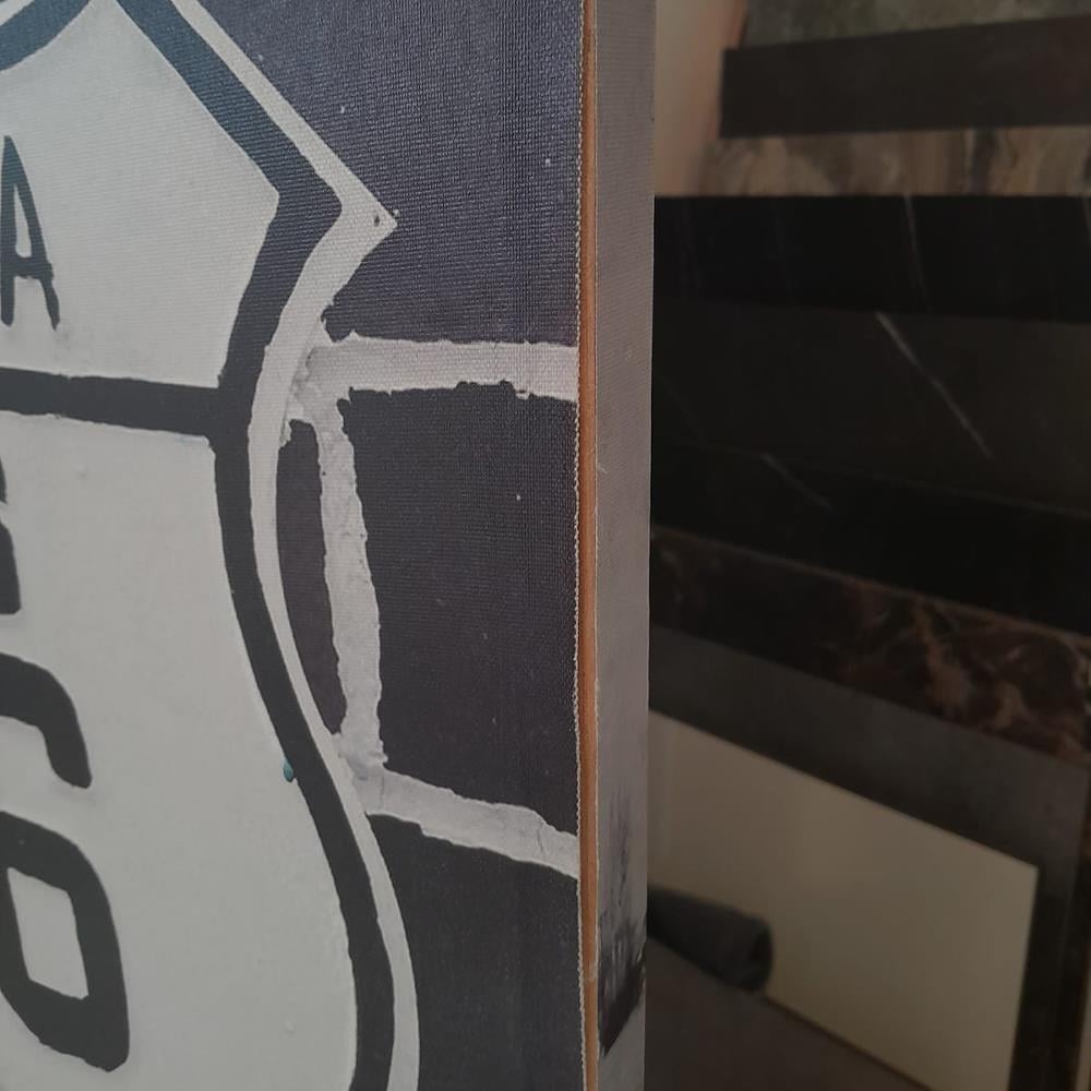 -Outleet- Nostaljik Şehir Desenli Paravan