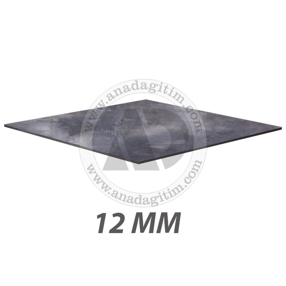 12 mm Kare Compact Laminat Masa Tablası