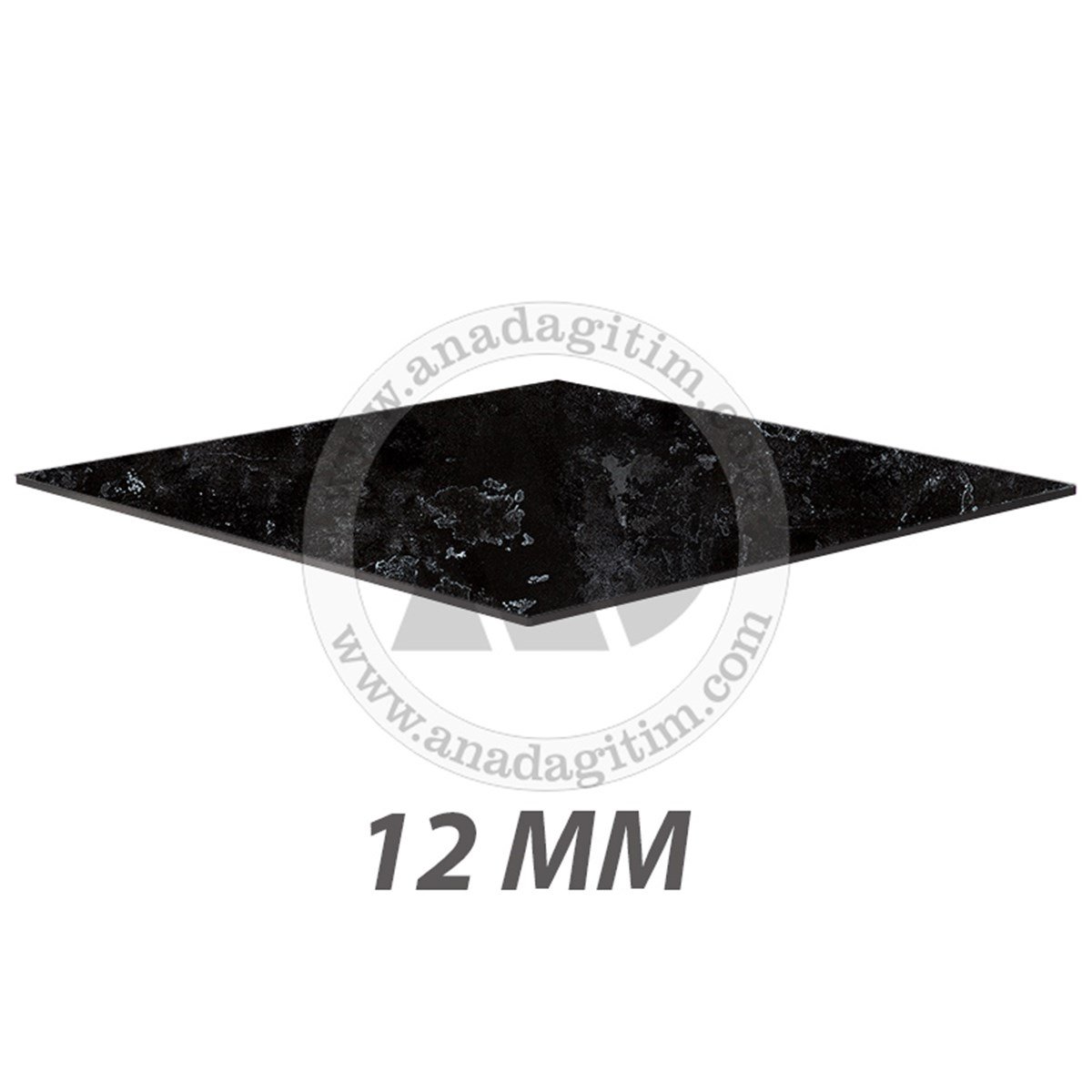 12 mm Kare Compact Laminat Masa Tablası