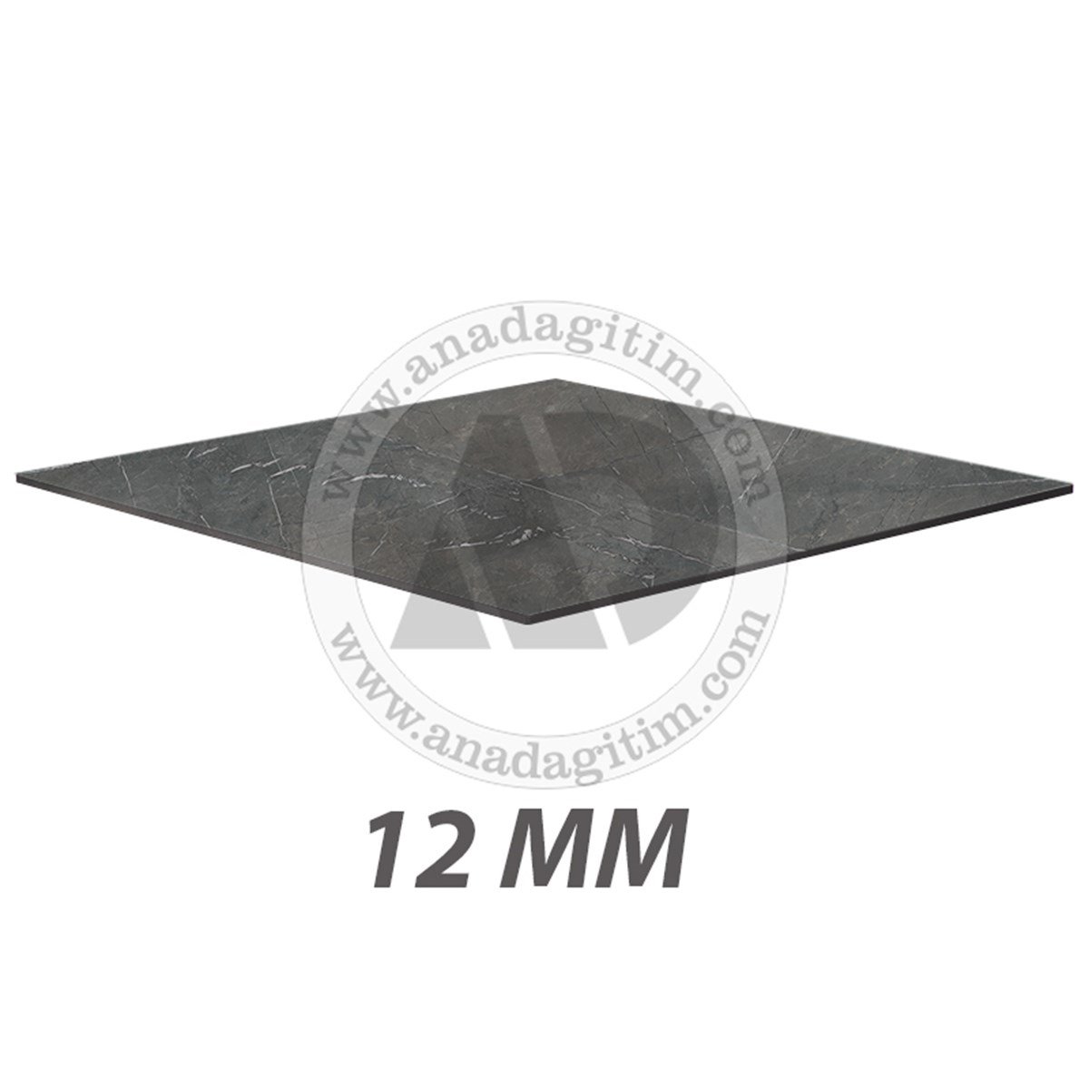 12 mm Kare Compact Laminat Masa Tablası