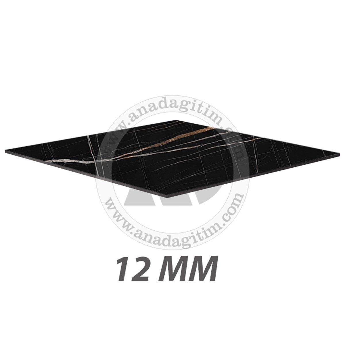 12 mm Kare Compact Laminat Masa Tablası