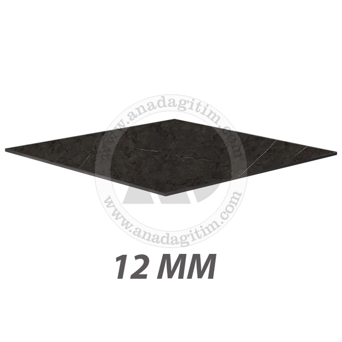 12 mm Kare Compact Laminat Masa Tablası