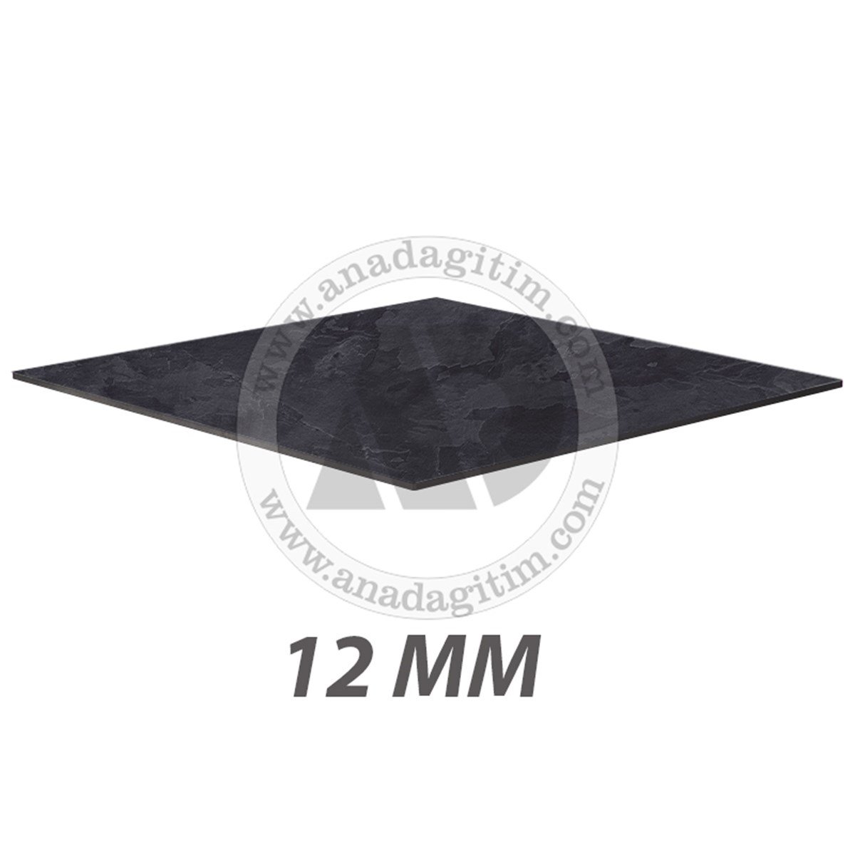 12 mm Kare Compact Laminat Masa Tablası